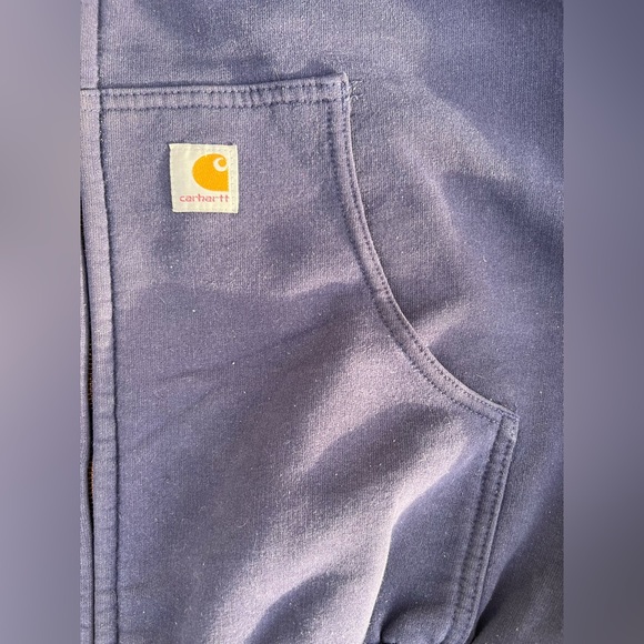 Carhartt Men's Rutland Thermal Lined Zip Front Sweatshirt Hoodie (Big & Tall) - Picture 5 of 11